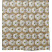 Daisy Blume Burlap Duschvorhang (Vorderseite)