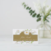 Daisy Blume Business Card Visitenkarte (Stehend Vorderseite)