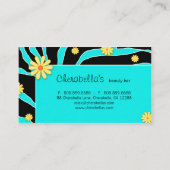 Daisy Blume Business Card Zebra Blue YB Visitenkarte (Rückseite)