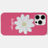 Daisy Blume Candy Pink Modern Floral Case-Mate iPhone Hülle (Rückseite (Horizontal))