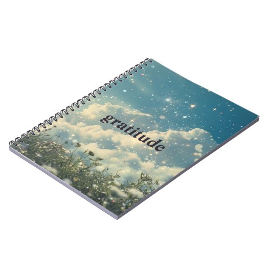 Daisy Blume Cloudy Aesthetic Danky Journal Notizblock (Linke Seite)