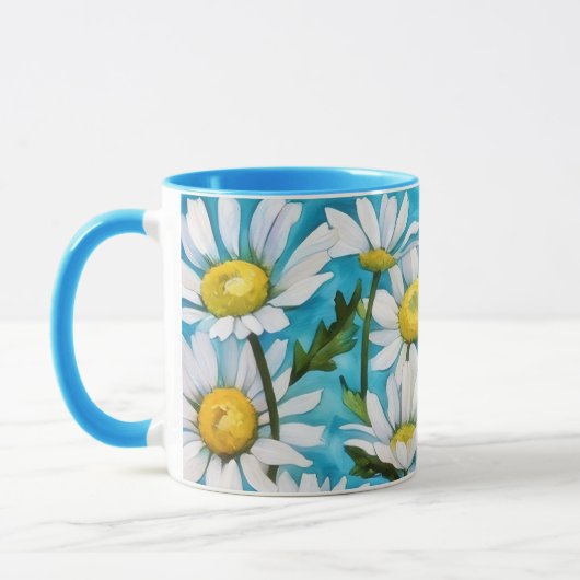 Daisy Blume Daisies Blumencoffee Tee Tasse (Links)