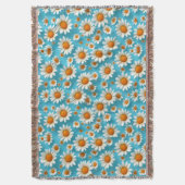Daisy-Blume Decke (Vorderseite Vertikal)