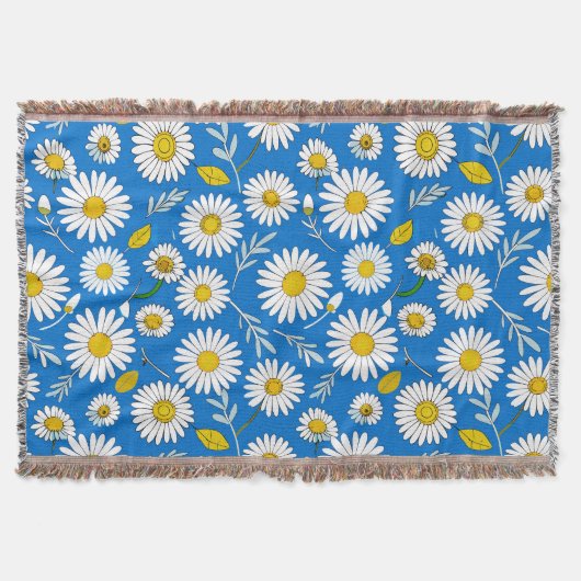 Daisy-Blume Decke (Vorderseite)