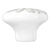 Daisy Blume des inneren PEACE Symbolzeichens - Hip Keramikknauf (Seitenansicht)