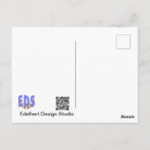 Daisy Blume DIY Postcard Postkarte (Rückseite)