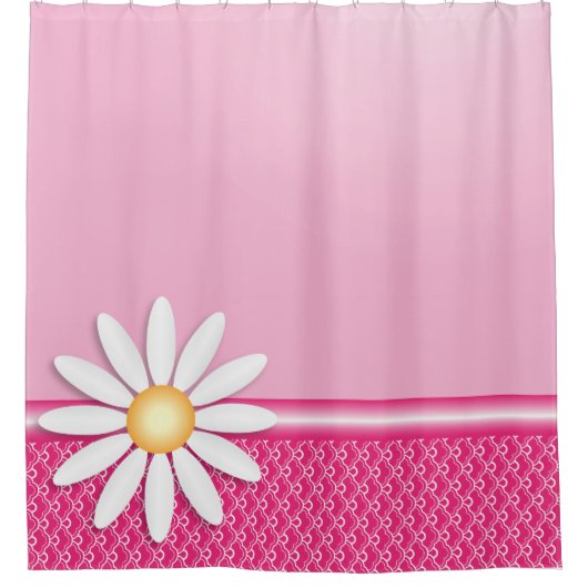 Daisy Blume Duschvorhang (Vorderseite)