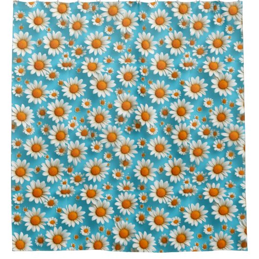 Daisy-Blume Duschvorhang (Vorderseite)