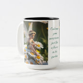 Daisy Blume Fairy Zweifarbige Tasse (Vorderseite Links)