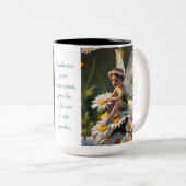 Daisy Blume Fairy Zweifarbige Tasse (VorderseiteRechts)