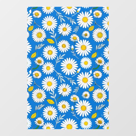 Daisy-Blume Fensteraufkleber (Blatt)