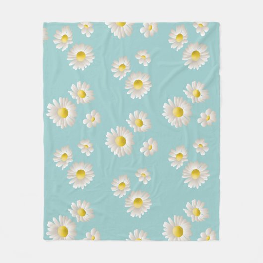 Daisy Blume Fleecedecke (Vorderseite)