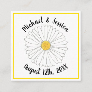 Daisy Blume Floral Daisies Petals Garden Party Begleitkarte