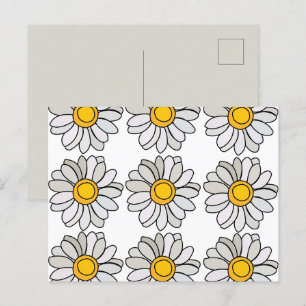 Daisy Blume Floral Daisy Postkarte
