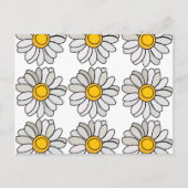 Daisy Blume Floral Daisy Postkarte (Vorderseite)