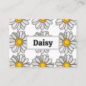 Daisy Blume Floral Daisy Visitenkarte (Vorderseite)