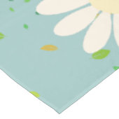 Daisy Blume Floral Pattern Girly Regenbogenpadel Tischdecke (Schrägansicht)