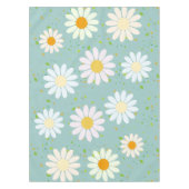 Daisy Blume Floral Pattern Girly Regenbogenpadel Tischdecke (Vorderseite)