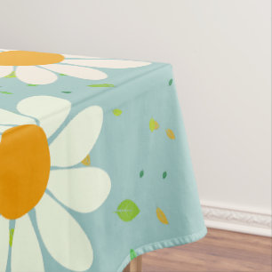Daisy Blume Floral Pattern Girly Regenbogenpadel Tischdecke