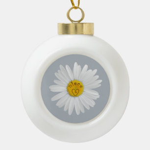 Daisy Blume for Niece Art Customground Keramik Kugel-Ornament