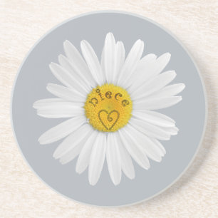 Daisy Blume for Niece Art Customground Sandstein Untersetzer