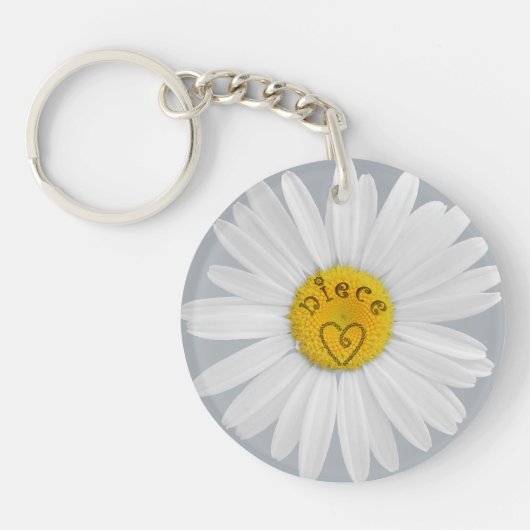 Daisy Blume for Niece Art Customground Schlüsselanhänger (Vorderseite)