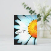 Daisy Blume Foto Danke-Card Karte (Stehend Vorderseite)
