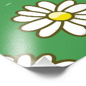 Daisy-Blume Fotodruck (Ecke)