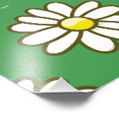 Daisy-Blume Fotodruck (Ecke)