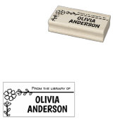 Daisy Blume Frame, Bibliotheksbuch Gummistempel (Stempel)