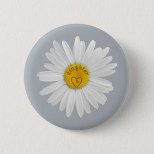 Daisy Blume für Daughter Art individueller Hinterg Button