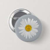Daisy Blume für Daughter Art individueller Hinterg Button (Vorne & Hinten)
