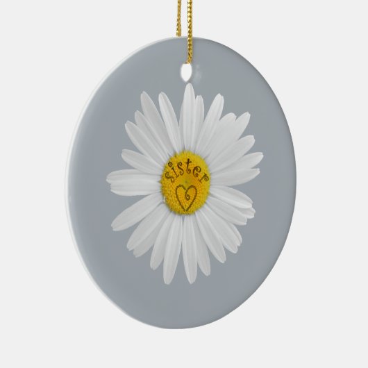 Daisy Blume für Sister Art Customizing Background Keramik Ornament (Rechts)