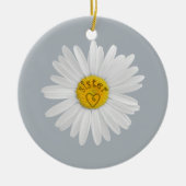 Daisy Blume für Sister Art Customizing Background Keramik Ornament (Vorne)