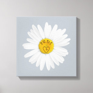 Daisy Blume für Tante Art individueller Hintergrun Leinwanddruck