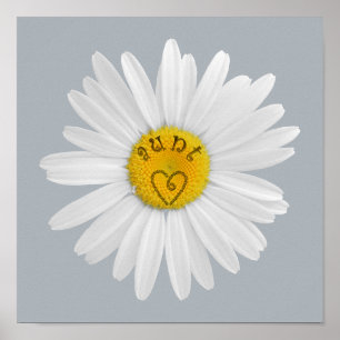 Daisy Blume für Tante Art individueller Hintergrun Poster