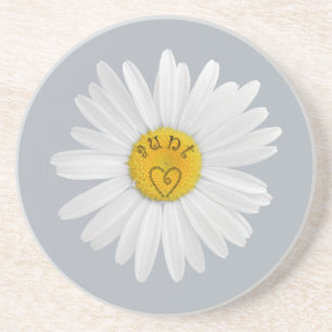 Daisy Blume für Tante Art individueller Hintergrun Untersetzer