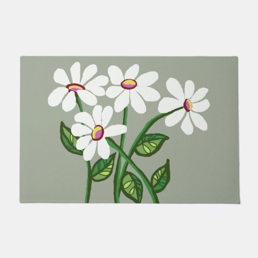 Daisy Blume Fußmatte (Vorderseite)