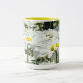 Daisy Blume Garden Coffee mugs custom Daisies Zweifarbige Tasse (Mittel)