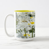 Daisy Blume Garden Coffee mugs custom Daisies Zweifarbige Tasse (Links)