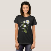 Daisy Blume Gartengarten Pflanze Floral T-Shirt (Vorne ganz)