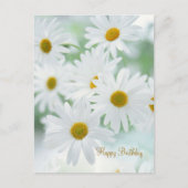 Daisy Blume - Geburtstagskarte Postkarte (Vorderseite)