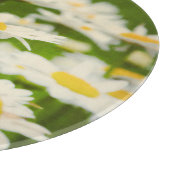 Daisy Blume Gelb und Grün Schneidebrett (Ecke)