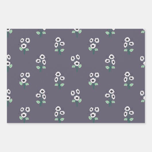 Daisy Blume Geschenkpapier Set (Vorderseite 3)