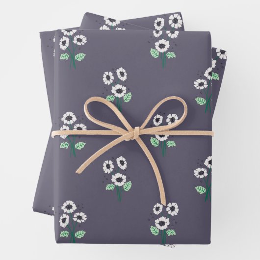 Daisy Blume Geschenkpapier Set (Beispiel)