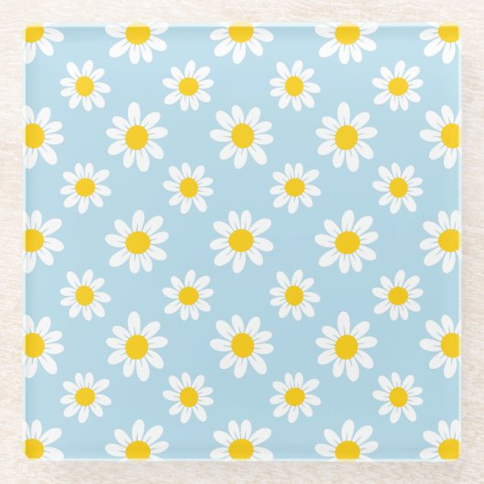 Daisy Blume Glasuntersetzer (Vorderseite)