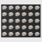 Daisy (Blume) - Glossy Wrapping Paper, 30" x 6' Geschenkpapier (Flach)
