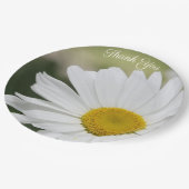 Daisy Blume Große Papierplatte Pappteller (Schrägansicht)