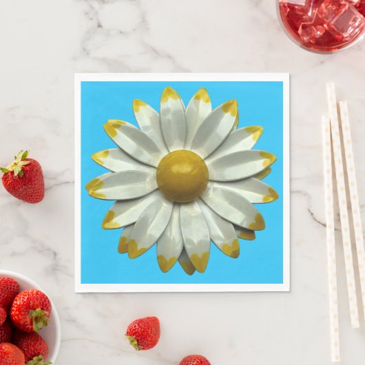 Daisy Blume - Hochzeit des Blumenfrühlings Sommerg Serviette (Beispiel)