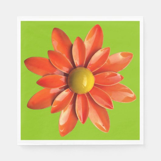 Daisy Blume - Hochzeit des Blumenfrühlings Sommerg Serviette (Vorderseite)